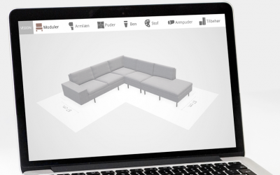 Design din egen unikke Vision Sofa med vores nye program